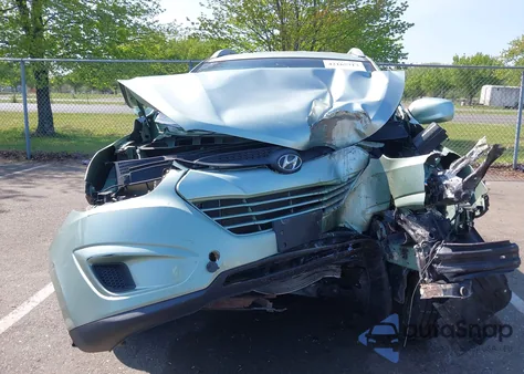 2010 Hyundai Tucson Gls from USA, damaged, VIN KM8JU3AC9AU044197